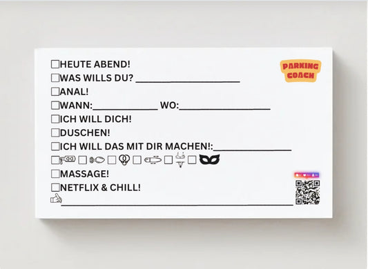 SEX KARTE💋 - 10er Pack