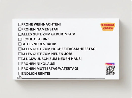 CONCRATULATION KARTE - 10er Pack